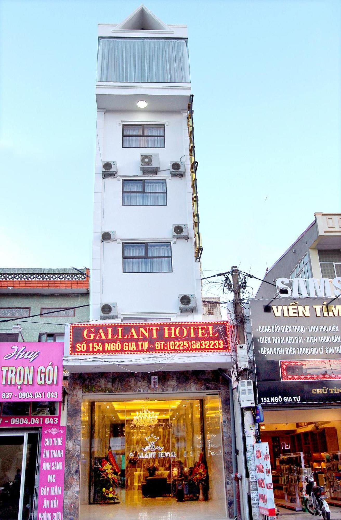 Gallant Hotel - 154 Ngo Gia Tu Haiphong Exterior foto